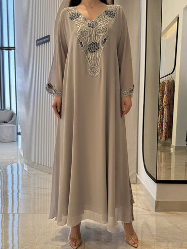 تطريز آلي من الشيفون