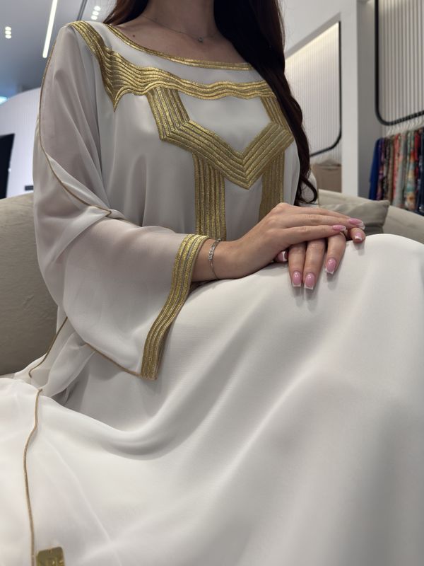 فستان شيفون من قطعتين