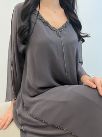 2 Pc Chiffon Handmade Embroidery