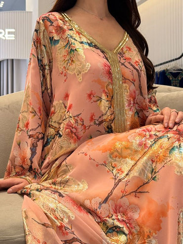 Silk Chiffon Jackard