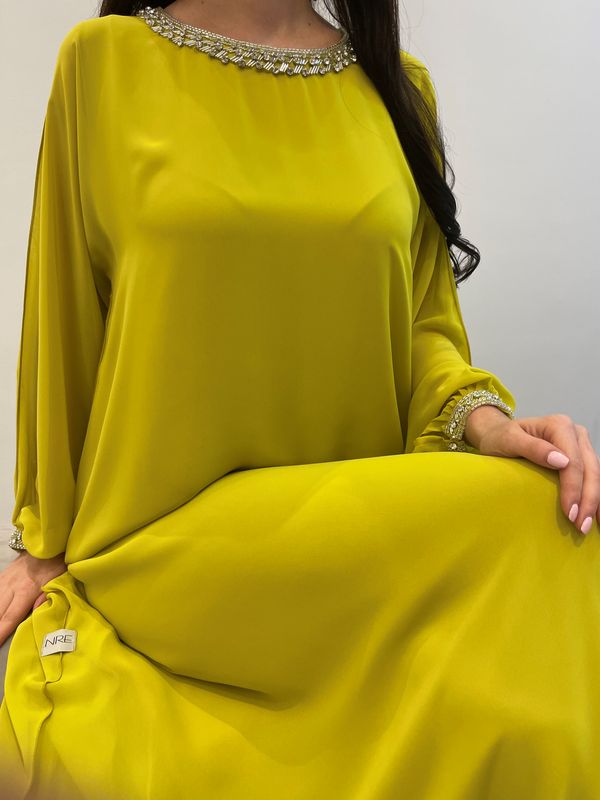 2 Pc Chiffon Handmade Embroidery