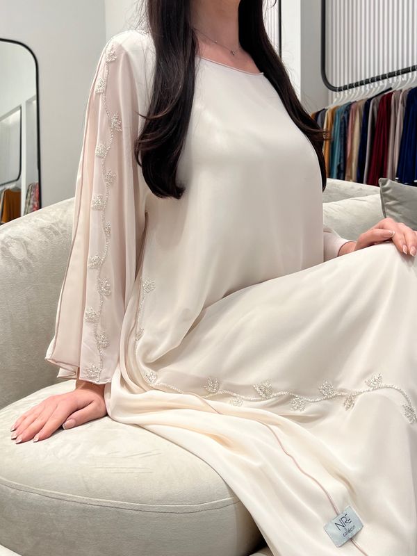2 Pc Chiffon Handmade Embroidery