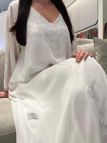 2 Pc Chiffon Handmade Embroidery