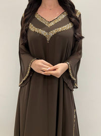 2 Pc Chiffon Handmade Embroidery