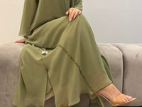 2 Pc Chiffon Handmade Embroidery
