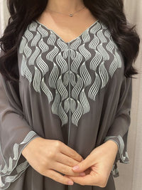 تطريز آلي من الشيفون