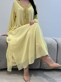 2 Pc Chiffon Handmade Embroidery