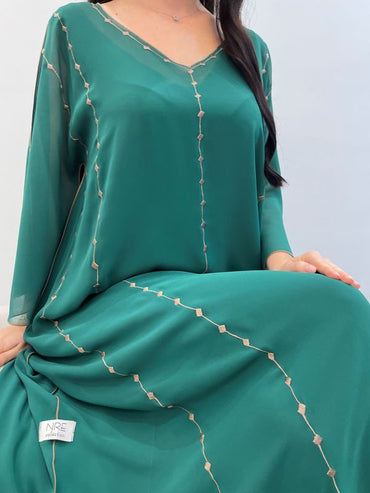 Chiffon Machine Embroidery