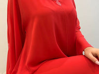 2 Pc Chiffon Handmade Embroidery
