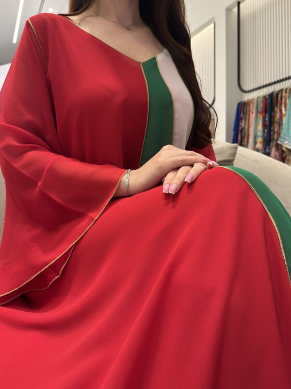 2 pc Chiffon Dress