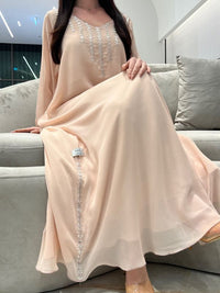 2 Pc Chiffon Handmade Embroidery