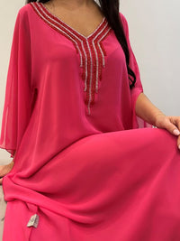 2 Pc Chiffon Handmade Embroidery