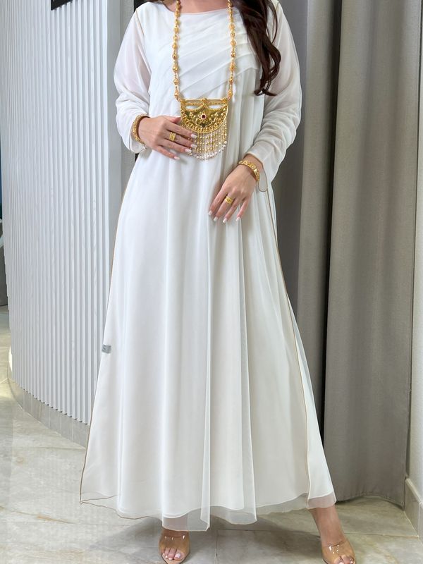 Double Chiffon + Tulle Dress