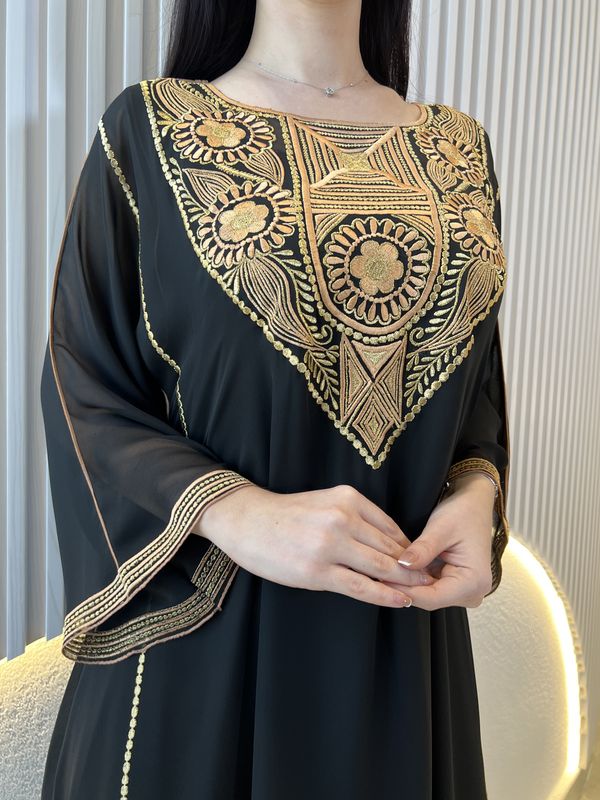 تطريز آلي من الشيفون