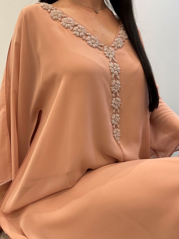 2 Pc Chiffon Handmade Embroidery
