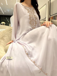 2 Pc Chiffon Handmade Embroidery