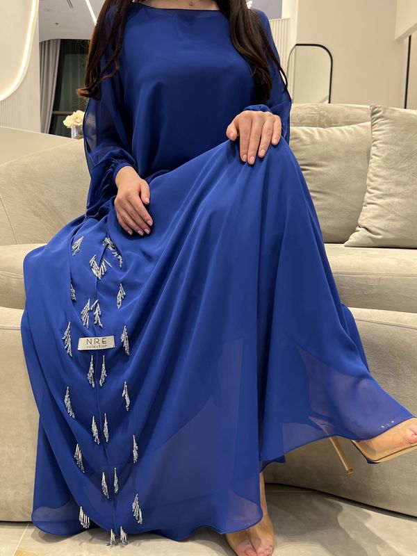2 Pc Chiffon Handmade Embroidery