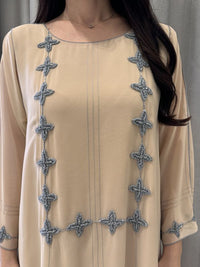 2 Pc Chiffon Handmade Embroidery
