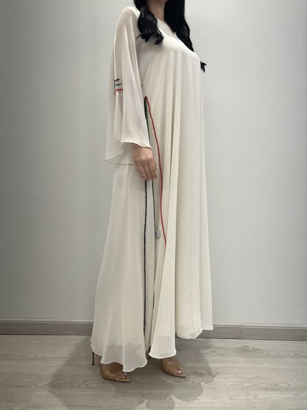 2 pc Chiffon Dress