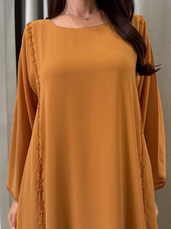2 Pc Chiffon Handmade Embroidery