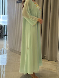 2 Pc Chiffon Handmade Embroidery