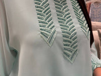 2 Pc Chiffon Handmade Embroidery