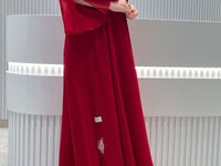 2 Pc Chiffon Handmade Embroidery