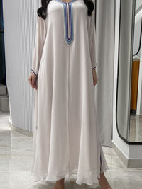 2 Pc Chiffon Handmade Embroidery