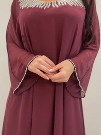 2 Pc Chiffon Handmade Embroidery