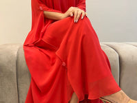 2 Pc Chiffon Handmade Embroidery