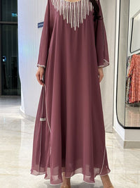 2 Pc Chiffon Handmade Embroidery