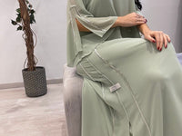 2 Pc Chiffon Handmade Embroidery
