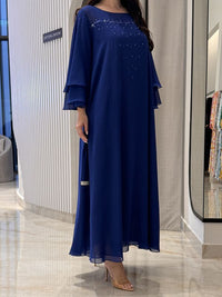 2 Pc Chiffon Handmade Embroidery