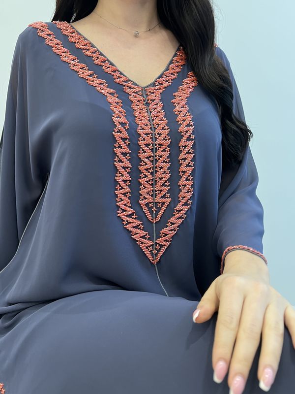 2 Pc Chiffon Handmade Embroidery