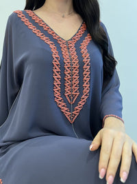 2 Pc Chiffon Handmade Embroidery