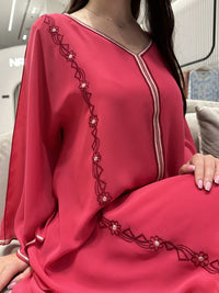 تطريز آلي من الشيفون