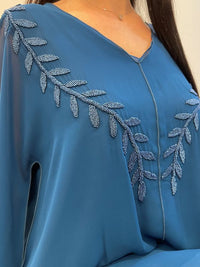 2 Pc Chiffon Handmade Embroidery