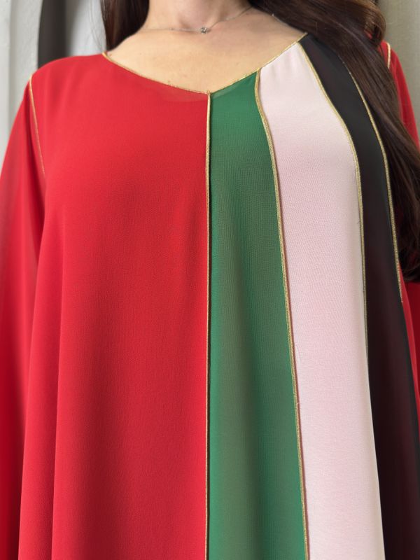 2 pc Chiffon Dress