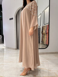 2 Pc Chiffon Handmade Embroidery