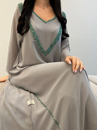 2 Pc Chiffon Handmade Embroidery