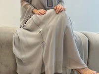 2 Pc Chiffon Handmade Embroidery