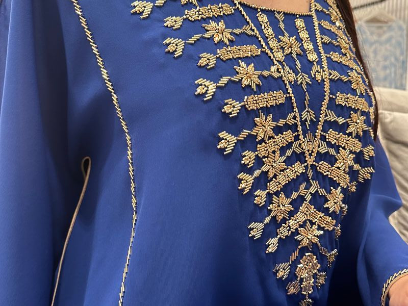 2 Pc Chiffon Handmade Embroidery