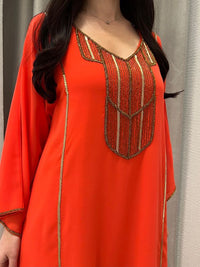 2 Pc Chiffon Handmade Embroidery