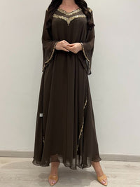 2 Pc Chiffon Handmade Embroidery