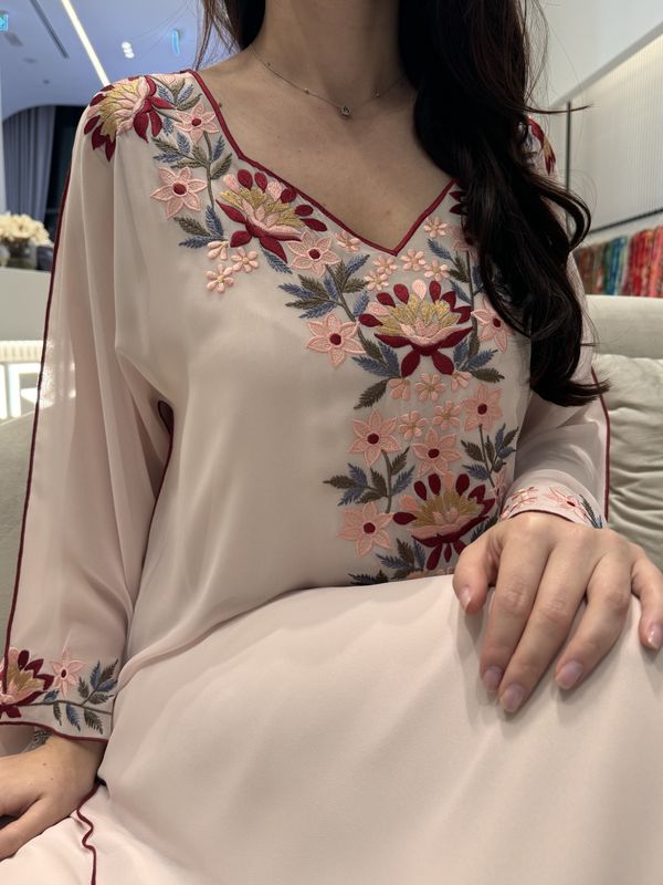 Chiffon Machine Embroidery