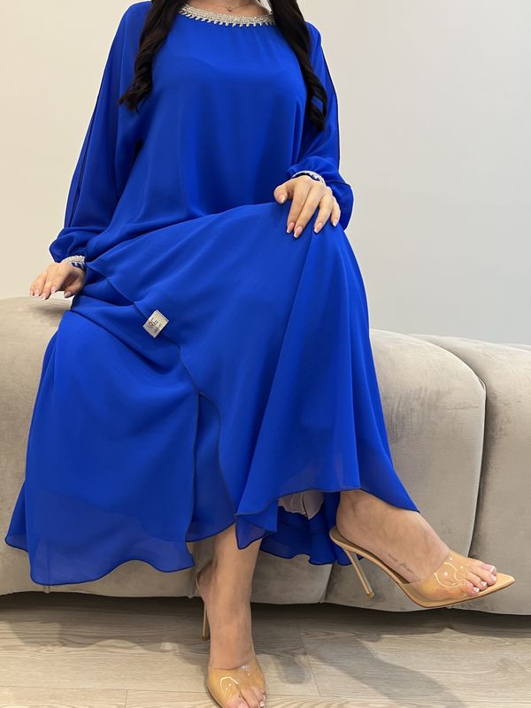 2 Pc Chiffon Handmade Embroidery