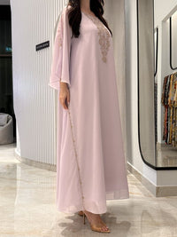 2 Pc Chiffon Handmade Embroidery