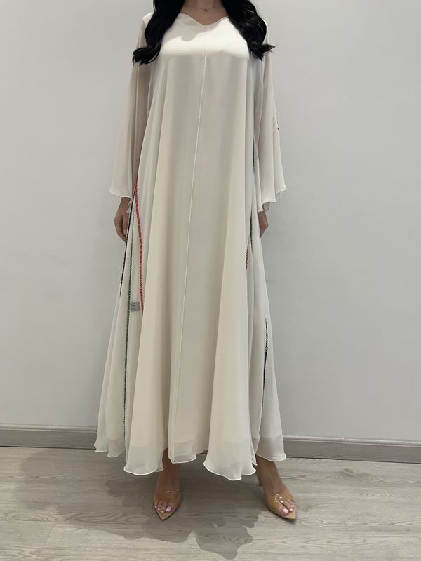2 pc Chiffon Dress