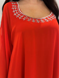 2 Pc Chiffon Handmade Embroidery