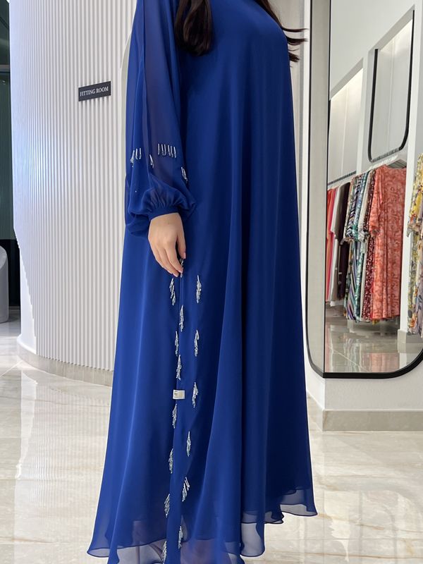 2 Pc Chiffon Handmade Embroidery